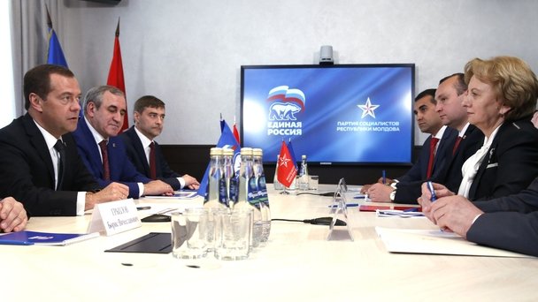 Встреча с председателем Партии социалистов Республики Молдова Зинаидой Гречаный